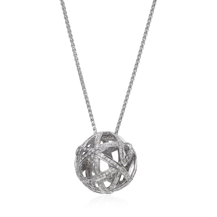 Diamond Sphere Necklace