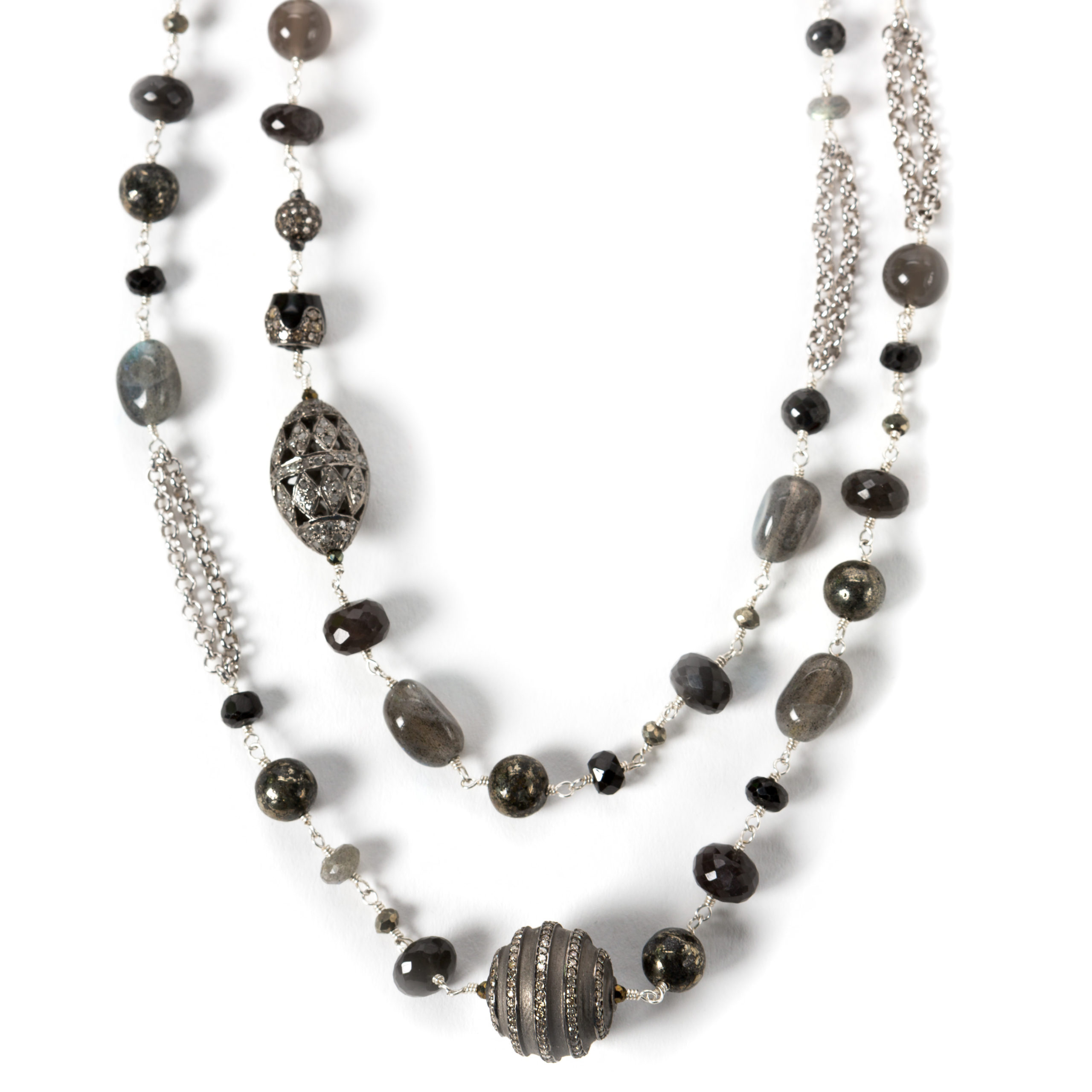 Multi-stone necklace